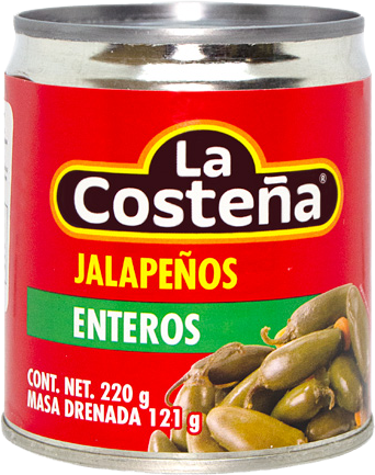 JALAPEÑOS ENTEROS LA COSTEÑA